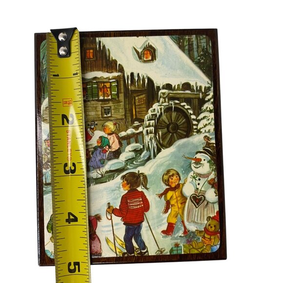 Vintage Reuge German Musical Jewelry Box Retro Christmas O Come All Ye Faithful - Picture 3 of 8